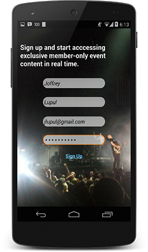 mobile screenshots